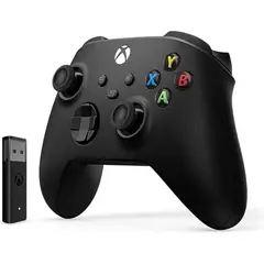 MICROSOFT - Control Xbox One Series S X Negro + Adaptador