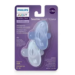 AVENT - Chupos Mamilas Entretencion Soothie Corazon 3-18m
