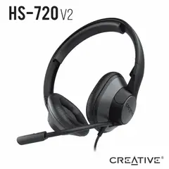 CREATIVE LABS - MANOS LIBRES HI-FI PRO CREATIVE HEADSET HS-720 V2 - COLOR NEGRO