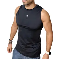 POSEIDON SPORTWEAR - Camisilla Deportiva Lycra Hombre Elegante Casual Cuello Alto.