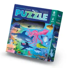 CROCODILE CREEK - Rompecabezas Océano Profundo 60 Piezas Para Niños