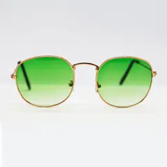 AT NIGHT SUNGLASSES - Gafas de sol At Night Niños Round lente verde UV400.