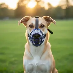 AM MASCOTAS - Bozal Canastilla Siliconado Mediano