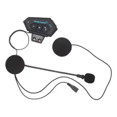 GENERICO - Intercomunicador Casco Moto Auricular Conexión Llamada Music