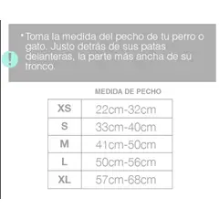 WAWAW - Pechera para perro talla L lila bananas