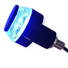 LEDMAX - LUCES LED DE GIRO PESAS AZULES DIRECCIONALES MOTO X 2