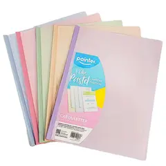 POINTER - Carpeta Plástica de Bisel Carta Paq X5 Tonos Pastel