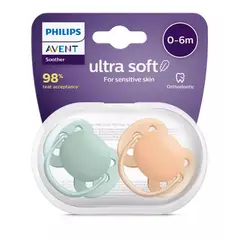 AVENT - Chupete Ultra Soft 06M - - SCF09103