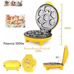 SHEBA - Maquina Para Hacer Galletas - Wafles De Figuras Infantiles