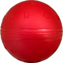 GOLTY - Pelota De Letras, Caucho Adecuado Para Niños, # 7 Rojo