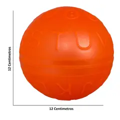 GOLTY - Pelota De Letras, Caucho Adecuado Para Niños, # 5 Naranja