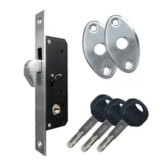 GENERICO - Cerradura auxiliar Croix llave tipo regata pasador de gancho - TK802