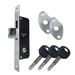 GENERICO - Cerradura auxiliar Croix llave tipo regata pasador cuadrado - TK804