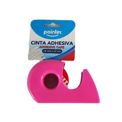 POINTER - Cinta Adhesiva 18 x25 Mts Con Dispensador.
