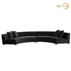 MAGIC CLASS - SALA MODERNA EDIMBURGO MICROFIBRA NEGRO