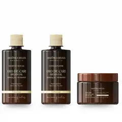 AMAZONICA BELEZA - Shampoo + Acondicionador + Mascarilla Amazonica Oro De Cari 300mL