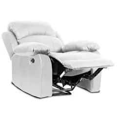 MAGIC CLASS - SILLA RECLINABLE MANUAL DREAM ECOCUERO BLANCO