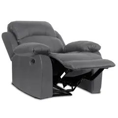 MAGIC CLASS - SILLA RECLINABLE MANUAL DREAM ECOCUERO GRIS