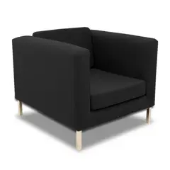 MAGIC CLASS - SILLA MODERNA WARREN ECOCUERO NEGRO