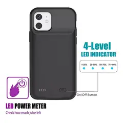GENERICO - Estuche Forro Portátil Power Case (batería) Para iPhone 7 8