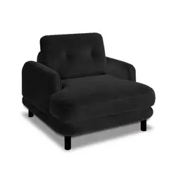 MAGIC CLASS - SILLA MODERNA GIBSON ECOCUERO NEGRO