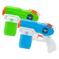 GENERICO - Set X2 Pistolas Agua Pequeña Lanzador Alta Presión Juguete