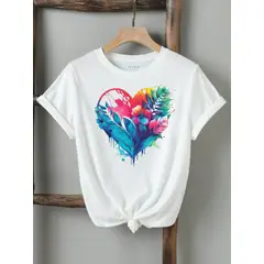 FLORESA - Camiseta Mujer Estampado