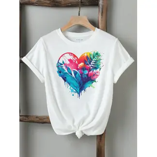 FLORESA - Camiseta Mujer Estampado