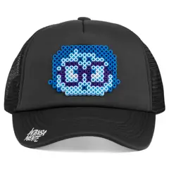 ARITEX - Gorra Pixel Art - Intensa Mente Tristeza Estilo Retro 8 Bits