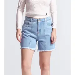 TYPER - Short Denim Con Cortes