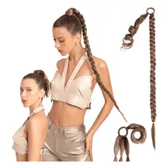MY DOLL HAIR - Ponytail Trenza Braid It XL 34 pulgadas - Mix Expresso