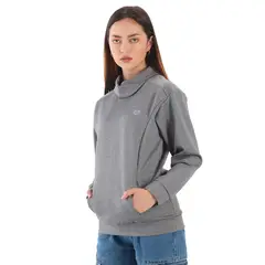 SANTANA - Buzo Mujer Bariloche Gris Medio