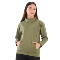 SANTANA - Buzo Mujer Bariloche Verde Oliva