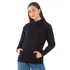 SANTANA - Buzo Mujer Bariloche Negro