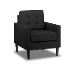 MAGIC CLASS - SILLA MODERNA BOSS ECOCUERO NEGRO