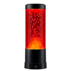 COMPRALOENCASA COM - Lámpara de Volcán LED Multicolor Decorativa Base Negra 7262-4