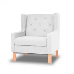 MAGIC CLASS - SILLA MODERNA BAILEY ECOCUERO BLANCO