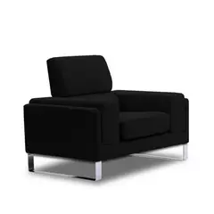 MAGIC CLASS - SILLA MODERNA PHILLIPS MICROFIBRA NEGRO