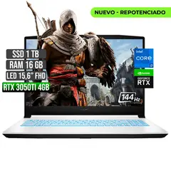 MSI - SWORD INTEL CORE I7-11800H RTX 3050TI 4GB SSD 1TB RAM 16GB LED 15,6 FULL HD 144Hz