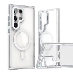 GENERICO - Estuche colortech con Magsafe para Samsung S23 ultra Transparente