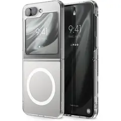 ELAGO - Estuche Compatible Samsung Galaxy Z Flip 6 Magsafe Transparente