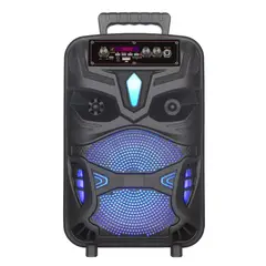 GENERICO - Cabina De Sonido Bluetooth Inalambrica Ndrp55 Maletero Led
