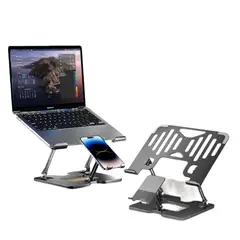 MULTIPLACE COLOMBIA - Soporte para computador portátil metalico y ajustable