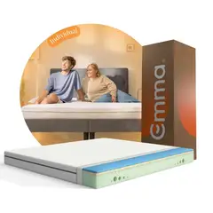EMMA - Colchón One Sencillo con Soporte Ergonómico y Tecnología Alemana.