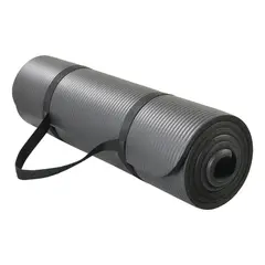 CENTURFIT - Tapete Yoga Grueso Ejercicios Pilates Relajacion Fitness Negro