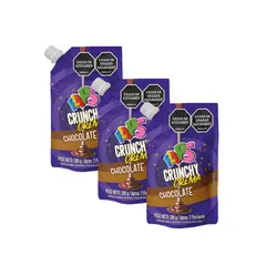 FLIPS - Crema De Chocolate Crunchy Crema 3 Doypack X200gr
