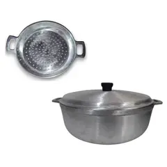 GENERICO - CALDERO GRANDE DE 29 CM # 10 Y UNA CACEROLA MEDIANA TIPO RANCHERA