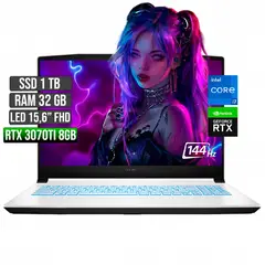 MSI - SWORD INTEL CORE I7-12700H RTX 3070TI 8GB SSD 1TB RAM 32GB LED 15,6 FULL HD 144Hz