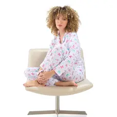 SANTANA - Pijama Mujer Lucia Fucsia