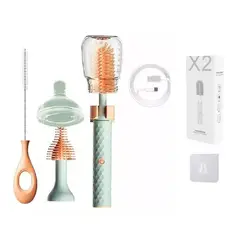 GENERICO - Juego de Cepillo Eléctrico para Lavar Teteros